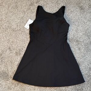 Halara Black Women's A-Line tennis/ golf Dress - Sleek Tank Style NWT